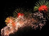 Bal en plein air et feu d´artifice du 14 juillet à bas en basset (43210)