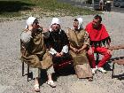 Fête des métiers et traditions médiévales au chateau de rochebaron de bas en basset (haute-loire 43)