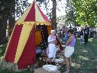 Fte des mtiers et traditions mdivales au chateau de rochebaron de bas en basset (haute-loire 43)