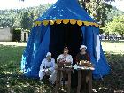 Fête des métiers et traditions médiévales au chateau de rochebaron de bas en basset (haute-loire 43)