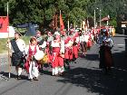 Fête des métiers et traditions médiévales au chateau de rochebaron de bas en basset (haute-loire 43)