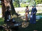 Fête des métiers et traditions médiévales au chateau de rochebaron de bas en basset (haute-loire 43)