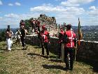 Fête des métiers et traditions médiévales au chateau de rochebaron de bas en basset (haute-loire 43)