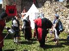 Fête des métiers et traditions médiévales au chateau de rochebaron de bas en basset (haute-loire 43)
